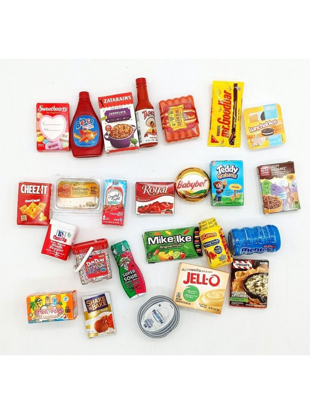 Zuru Surprise Food Mini Brands Mixed Lot Of 25 Groceries Mike & Ike Lunchables